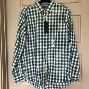 NWT Tommy Hilfiger Plaid Button Down Shirt